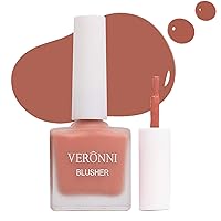 VERONNI Liquid Blush- Fruit Juice Liquid Blusher, Natural Look Face Blush Waterproof Long Lasting Blushes,Cruelty-Free for a Shimmery Finish (#403)