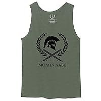 American Come and Take Greek Molon Labe Spartan Workout Men's Tank Top