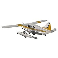1/32 Scale CAN DHC-2 Beaver Float Seaplane 3D Model Paper Model Diecast Plane Model for Collection (Unassembled Kit )