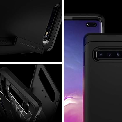 Spigen Tough Armor Designed for Samsung Galaxy S10 Plus Case (2019) - Black