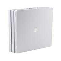 4P Wall Mount for PS4 Pro - Patented in 2018, Made in USA - White Mount for Playstation 4 Pro to Store Your PS4 Pro on Wall Near or Behind TV