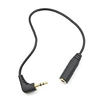 Earphone Stereo 2.5MM Male to 3.5MM Female Audio Jack Adapter Converter