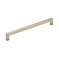 Amerock | Cabinet Pull | Golden Champagne | 8-13/16 inch (224 mm) Center to Center | Monument | 1 Pack | Drawer Pull | Drawer Handle | Cabinet Hardware