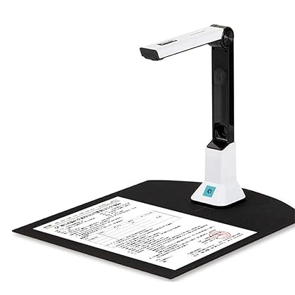 Document Camera, Portable Document Scanner HD, OCR Multi-Language Recognition-8MP, Compatible for Teachers, Remote Teaching, Distance Learning, Site Live, Video Conferencing(Not Support Mac OS)