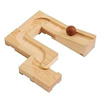 earlySTEM Wooden Ball Maze Puzzle Cubes, Excellerations Early Math Games, Measurement Toys for Toddlers