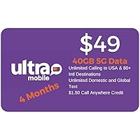 Triple Punch Sim Card With $49 Plan Included 3+1 4 Month Services