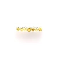 Natural Loose Briolette Yellow Color Diamond 2.49 CT 4.50 MM Briolette Shape Rose Cut Diamond L1803