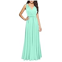 Women Solid Color Method Multi-Rope Cross Backless Dresses Multi-Wear Fashion Slim Fit Sexy Bandage Long Dress