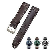 21mm 20mm Cowhide Leather Watchband Fit for IWC Pilot's Watches Portugieser Bracelets Blue Watch Strap Accessories Men tool