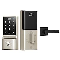 WiFi Smart Lock C210 Nickle Pack with Square Door Handle
