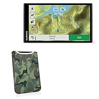 BoxWave Case Compatible with Garmin DriveTrack 71 - Camouflage SlipSuit, Slim Design Camo Neoprene Slip On Pouch