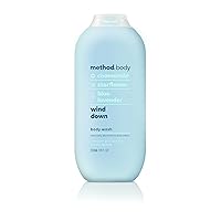Moisturizing,Softening Body Wash, Wind Down, Paraben and Phthalate Free, 18 oz (Pack of 1)