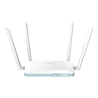D-Link G403/B EAGLE PRO AI N300 4G Smart Router with 4G Download Up to 150Mbps, Wi-Fi N300, AI Wi-Fi Optimiser, Fast Ethernet LAN Ports, 4G/WAN Failover, WPA3, Unlocked for All Networks.
