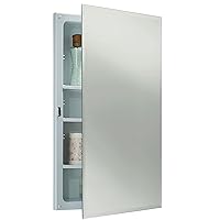 Jensen B773385 Frameless Horizon Single-Door Recessed Medicine Cabinet