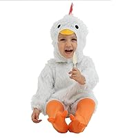 Baby Halloween Plush Animal Plays Halloween Baby Long White Haired Chicken Suit