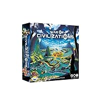 War of Civilizations Board Game Deluxe Edition of 6 Player Version | 4X Strategy Board Game for Family, Teens, Adults & Children | 14+ Years | Indie Game
