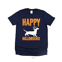 Happy Halloweenie Dachshund Lover Spooky Season Halloween Tshirt