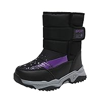 Kids Insulated Boots Snow Boots Girls Boys Outdoor Boots Non Slip Warm Boots Cotton Snow Boots Size 6 Girls Rain Boots
