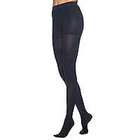 Women’s DYNAVEN Open Toe Pantyhose 30-40mmHg - Black - Medium Short