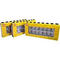 LEGO Minifigure Display Case (Large 3-Pack Black)