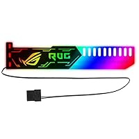RGB25 RGB Graphics Card Stand Graphics Card Support with RGB Light Effect 5V 4Pin Power Supply Graphics Card Holder,LED Light