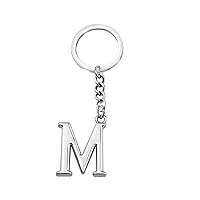BNQL Initial Charm Keychain Alphabet Initial Letter Key Chain Inspirational Gift