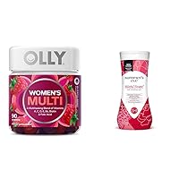 OLLY Women's Multivitamin Gummy Vitamins A, C, D, E and Calcium, 90 Count and Summer's Eve Blissful Escape Feminine Body Wash, 15 fl oz