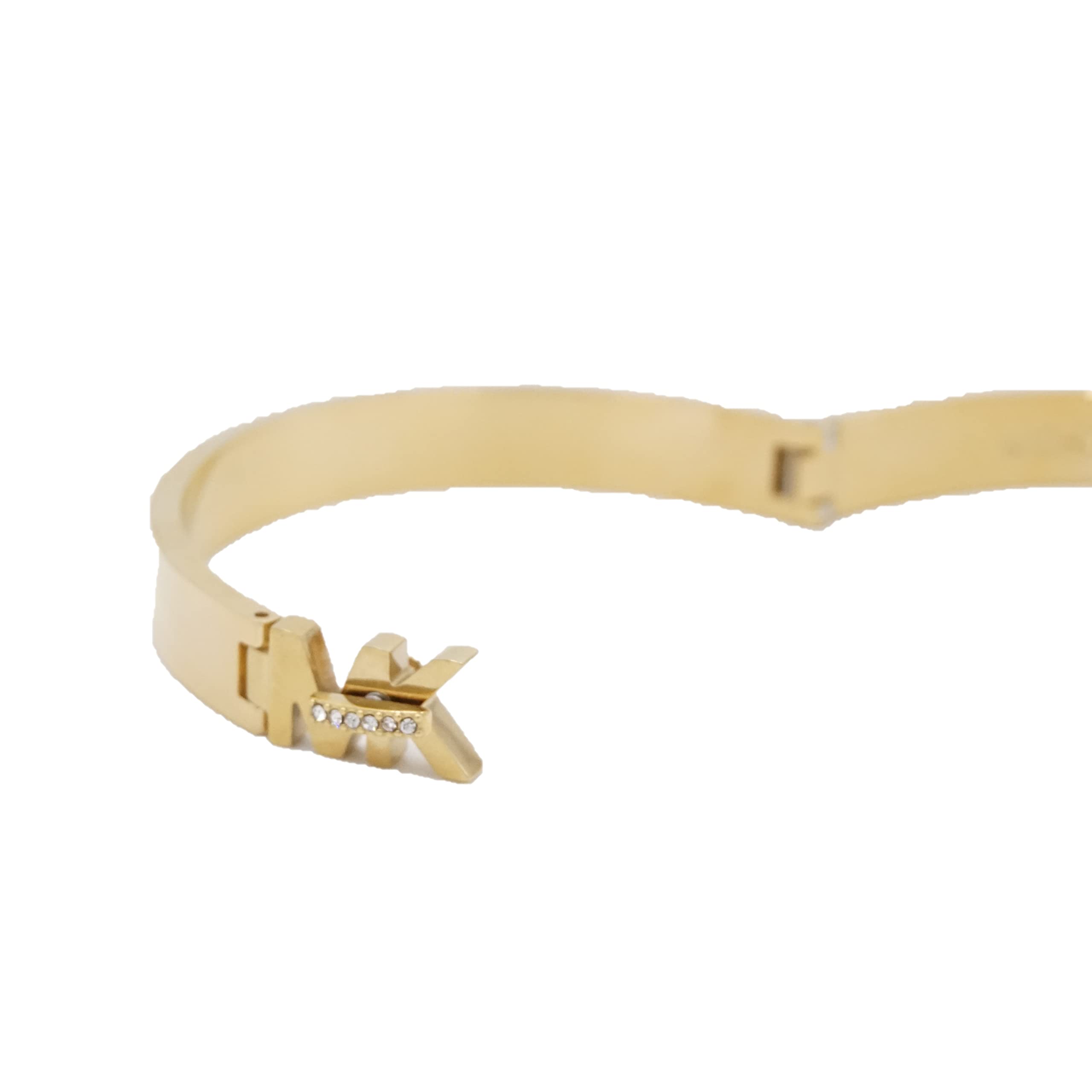 Michael Kors MKJX7697710 Haute Gold Tone Bangle Bracelet Crystal