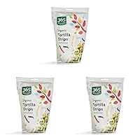 365 by Whole Foods Market, Organic Tri-Color Tortilla Strips, 3.5 Ounce (Pack of 3)
