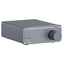 Fosi Audio TDA7498E 2 Channel 160W x2 Stereo Audio Amplifier Mini Hi-Fi Class D Car Integrated Amp for Passive Speakers with 24V Power Supply