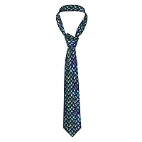 Rainbow Hearts Print Men'S Tie Wedding Business Party Gifts Cravat Neckties For Groom, Father,Groomsman