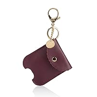 Itzy Ritzy Hand Sanitizer Holder; Fits 2-Ounce Bottles of Hand Sanitizer (Not Included); Clips to Diaper Bag, Purse or Travel Bag, Monarch
