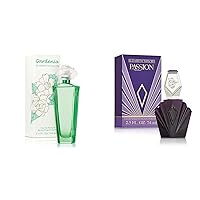 Women's Perfume, Eau de Parfum Spray, Gardenia, 3.3 Fl Oz & Women's Perfume, Passion, Eau De Toilette EDT Spray, 2.5 Fl Oz