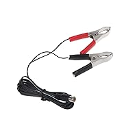 Clamps Extension Cord 12V Alligators Clips Power Supply Cable for Electric Air Blower 12V Fan Power Cable with Clips