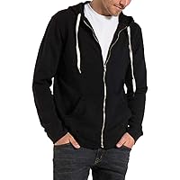 n:PHILANTHROPY Men's Casual Zip-up Hoodie Sweatshirt