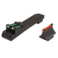 TruGlo Replacement 3-Dot Red Front & Green Rear Adjustable Lever Action Fiber-Optic Sight Set