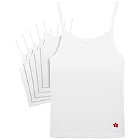 Limited Too Girls’ Undershirt – 100% Cotton Cami – Camisole Tank Top (6 Pack, 2T-16)