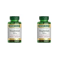 Magnesium, Whole Body Support, Supports Heart, Nerve and Bone Health. 400 mg, 75 Softgels (Pack of 2)