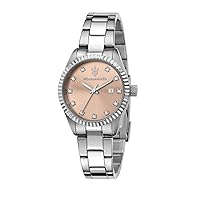 Maserati Women's Watch, COMPETIZION Collection, in Steel – R8853100509, Silver, 31mm, Bracelet
