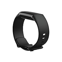 Fitbit Charge 5 Infinity Accessory Band, Official Product, Black, Large