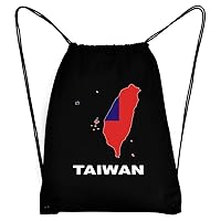 Taiwan Country Map Color Sport Bag 18