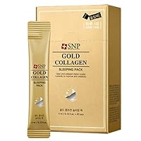 SNP Gold Collagen Sleeping Pack Stick Type 4ml*20pcs
