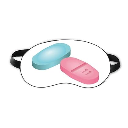 Health Care Products Pill Pattern Sleep Eye Shield Soft Night Blindfold Shade Cover