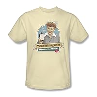 I Love Lucy - Spoon to Health Adult T-Shirt in Cream