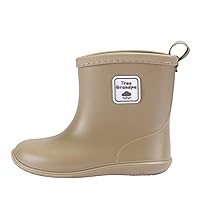 Toddler Rain Boots for Boys Girls Waterproof Baby Kids Rain Boots With Easy-on