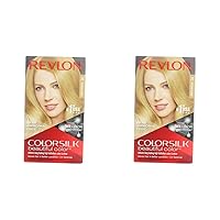 Revlon Colorsilk Beautiful Haircolor, Ammonia-free, Permanent Haircolor (Pack of 8) (#74 Medium Blonde)