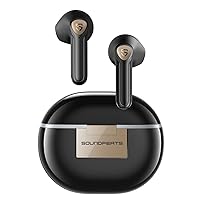 SoundPEATS True Wireless Earbuds, Air3 Deluxe HS Bluetooth 5.3 Headphones with 14.2mm Driver, 4 Mic Hi-Res Audio Wireless Ear Buds, IPX4 Waterproof Stereo in-Ear Earphones, 20Hrs, in-Ear Detection