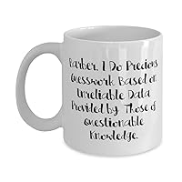 Useful Barber Gifts, Barber. I Do Precious Guesswork Based on Unreliable Data, Funny 11oz 15oz Mug For Friends, Cup From Boss, Barber gift ideas, Unique barber gifts, Best barber gifts, Cool barber