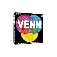 Venn Board Game | Family Game for 2+ Players | Cooperative & Competitive Gameplay Variations | Creative Word Association Game Featuring Unique Gameplay & Custom Artwork | Ages 10+