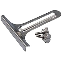 Universal Sewing Machine T Gauge – Durable Steel Sewing Edge Guide That Fits Most Makes & Models of Industrial & Home Sewing Machines – Includes 1 Steel T-Gauge Guide & 2 Screws